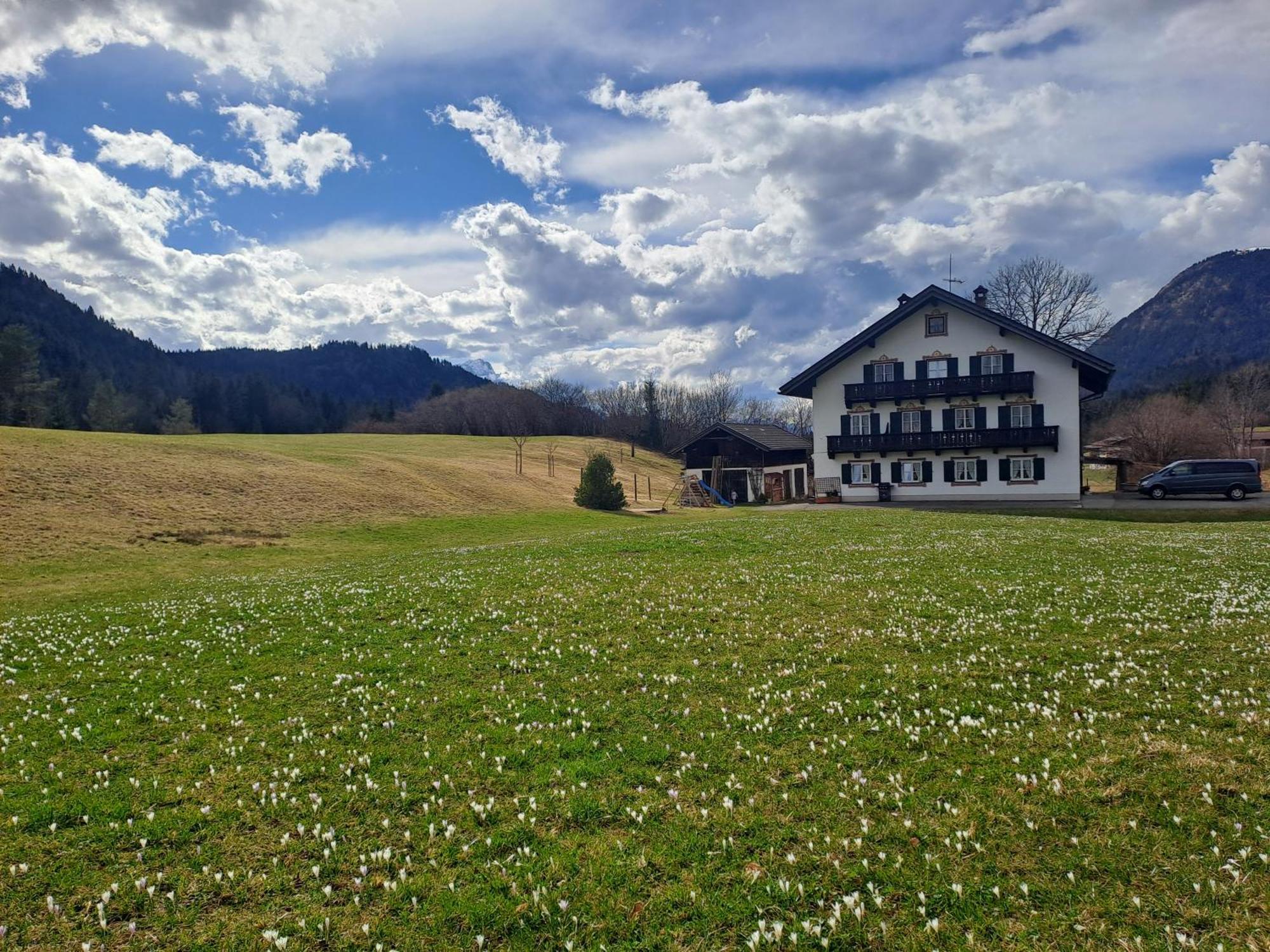 Bauernhaus Jocher Krün Eksteriør bilde